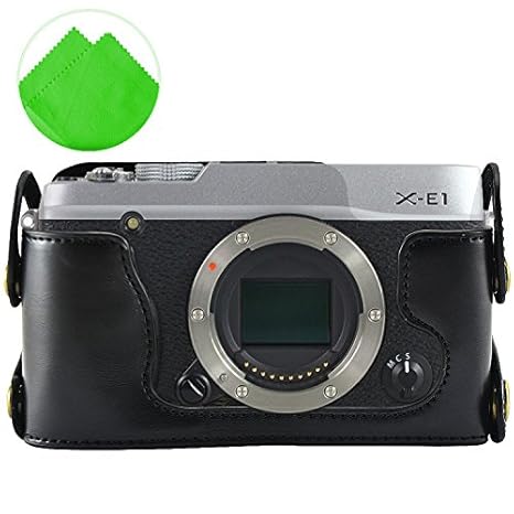 First2savvv XJPT XE1-Funda de piel sintética para réflex ...