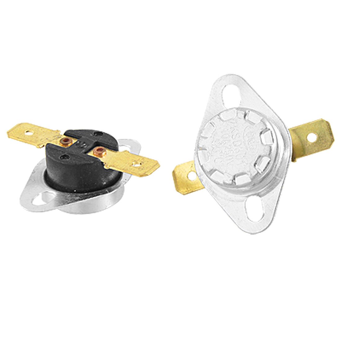 sourcingmap 2pcs KSD301 250V 10A 95 Celsius Temperature Controlled Switch Thermostat N.C.