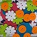 Favorite Findings, Bright Blossoms Blumenthal Lansing 48-Piece Big Bag of Felt Buttons