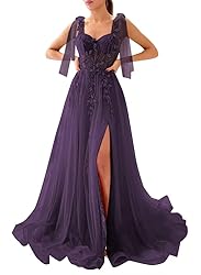 Dymaisei Sweetheart Lace Prom Dresses Spaghetti