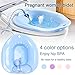JaneDream Sitz Bath Over Toilet Remove Yoni Steam Seat Tub Steaming Cleaning Female Maternity Bath Seat Toilet Postpartum Care with Irrigator Purple