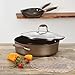Anolon Advanced Hard Anodized Nonstick Saute Pan / Frying Pan / Fry Pan - 5.5 Quart, Brown