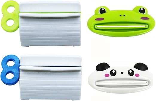 Amazon チューブローラー チューブ絞り チューブしぼり器 チューブホルダー スタンド型 自立型 便利グッズ エコグッズ キッチン小物 キッチン雑貨 4点セット バス トイレ 洗面用品 ホーム キッチン オンライン通販