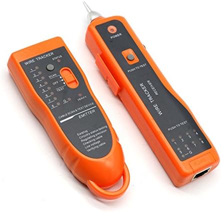 USUN XQ-350 Handheld RJ11 RJ45 Telephone Wire Tracker Network Cable Tester LAN Cable RJ Tracker Toner Tracer Tester by USUN