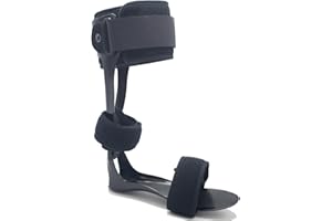 FURLOVE AFO Drop Foot Brace Medical Ankle Foot Orthosis Support Foot Drop Postural Correction Brace (Left, Large)