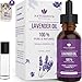 Naturenics Lavender Essential Oil | 100% USDA Organic Therapeutic Grade | Aromatherapy to Promote Relaxation, Sleep, Tension Relief | For Diffuser & Topical Use | Roll On Bottle & eBook- 1 Fl Oz
