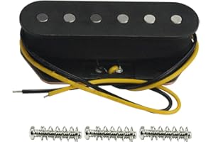 FLEOR Alnico 5 Black TL Bridge Pickup for TL Style Electric Guitar Pickup Part