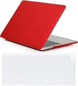 Se7enline MacBook Pro 14 inch Case Red Hard Shell with UAE Keyboard Cover