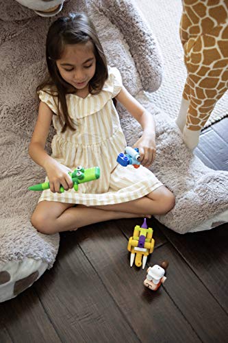 PAI TECHNOLOGY Botzees Junior Jungle Pack Building kit – Jungle Animal Toy and Construction Kit with Puzzles, Stem Toy, Educational Engineering, Ages 3,4,5, 6+ Year Old Boys & Girls (App Based)