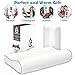 GREHOME Memory Foam Pillow, Pillows for Sleeping, Cervical Pillow for Neck, Shoulder Pain, Contour Pillow for Back, Stomach, Side Sleepers with Removable Washable Pillowcase -16 x 25 x 3.5/4.7 inches