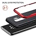 TORRAS Galaxy S9+ Plus Case, 2 in 1 Hybrid Fit Soft TPU Rubber Cover with Reinforced Hard Bumper Frame Slim Anti-Scratch Phone Case for Samsung Galaxy S9+Plus, Black/Red Edge