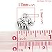 Lucky Elephant Charm Pendants 90 Pack, Silver Tone Wholesale Bulk Lot (Set 1 - 2 Different)