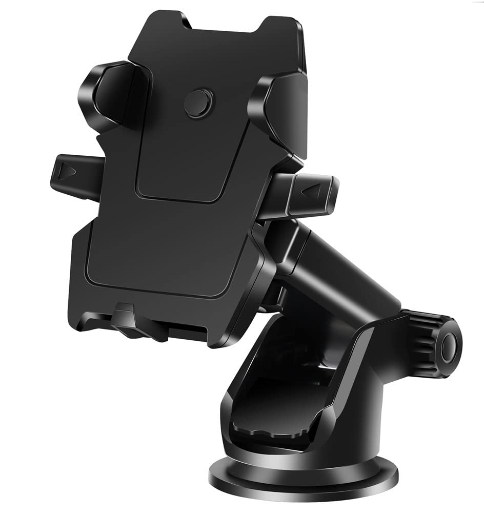 Rheme Car Phone Holder Mount【Racing-Grade & 360° Suction Cup】 Phone Mount for Car Dashboard Windshield Handsfree Cell Phone Car Mount for iPhone Android Smartphones