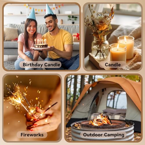 Dad Gifts for Fathers Day, Coquimbo Electric Lighter USB Rechargeable Lighter, Flameless Dual Arc Plasma Windproof Lighter for Candle Incense Fireplace, Gift for Dad Adults Men Him