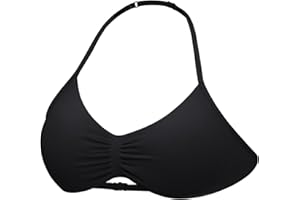 YEOREO SoftHue Impact Strappy Halter Bra for Sports Intensify Women Workout Backless Padded Gym Yoga Bra