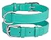 CollarDirect Genuine Leather Dog Collar 12 Colors, Soft Padded Collars for Puppy Small Medium Large, Mint Green Black Pink White Red Blue Purple (Mint Green, Size S Neck Fit 11″-13″)thumb 2