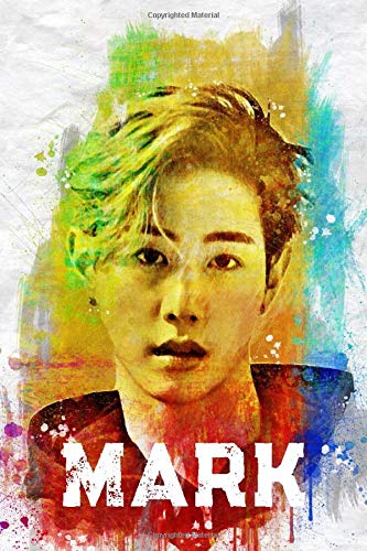 mark got7 member color splatter art 100 page 6 x 9 blank lined notebook kpop igot7 merch journal book got7 member color splatter art notebooks mafia kpop 9781083065810 amazon com books