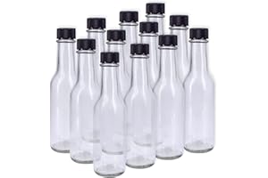 5oz Woozy Bottle with Black Fine Rib Cap and Orifice Reducer, Pack of 12