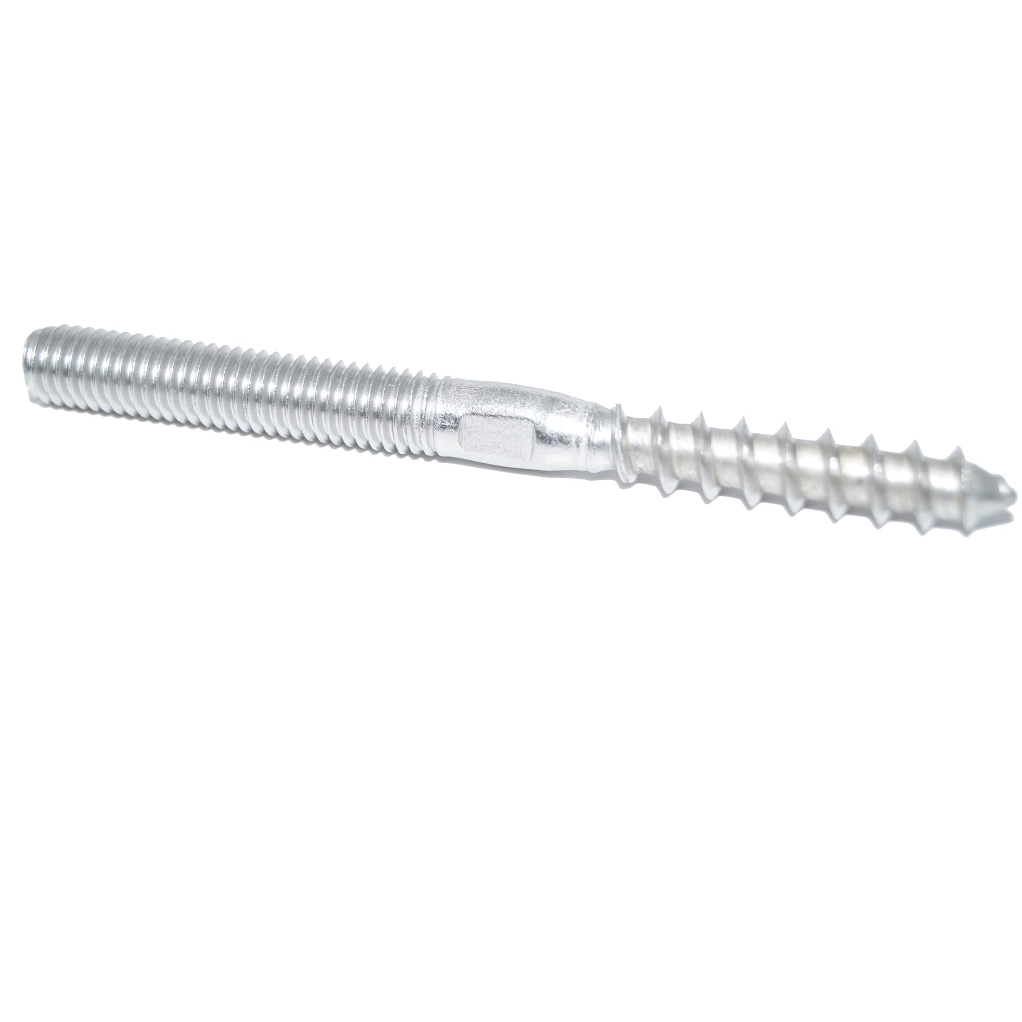 Hanger Bolts M8 x 100 Pack of 5 Screw Pins with SW 6 Key Surface A2 Stainless Steel VA