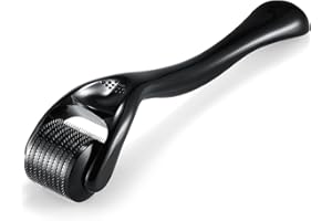 GLEMME Microneedle Derma Roller for Hair Beard Face Skin 0.25mm Beard Roller Microneedling Roller, Microneedle Roller 0.25mm for Men Women Home Use