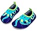 Giotto Kids Swim Water Shoes Quick Dry Non-Slip for Boys & Girls, Blue, 26-27