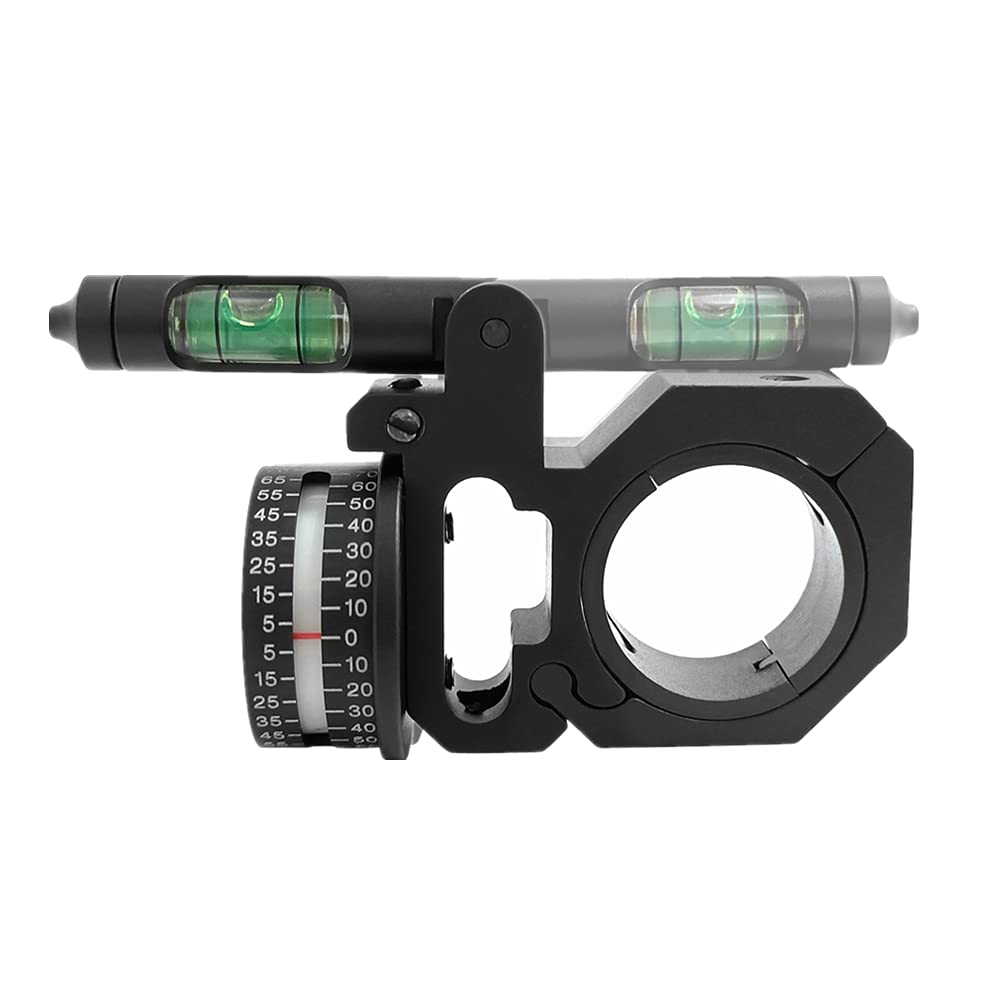 HWZ Angle Degree Indicator with Buble Level Precision Rifle Angle Cosine Fit 25.4mm And 30mm Left Side Mounted