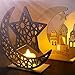 recite Home Decoration Moon Islam Muslim Wooden Plaque Hanging Pendant Ornaments