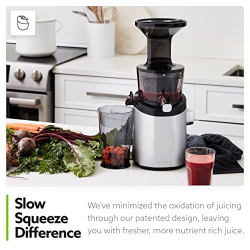 Hurom H101 Easy Clean Masticating Slow Juicer Matte Silver Pricepulse