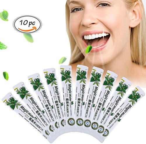 Cool Mint Listerine Antiseptic Mouthwash Long Lasting Wicked Fresh Mouthwash Strip Alcohol-Free 10pcs