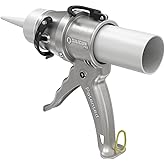 SILIGUN™ PRO Compact 24:1 Caulking Gun - No Drip Caulk Gun - Patent Design - Lightweight Aluminum Frame - Works with all 10 o