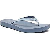 Sanuk Yoga Joy Womens Flip Flops | Yoga Mat Footbed | Sandals for Women | Womens Yoga Sandals | Women's Beach Sandals