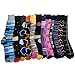 12 Pairs Of Sockbin Mens Striped and Patterned Dress Socks, Size 10-13 #M5900