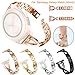 CSSD Clearance Fashion Replacement Metal Crystal Watch Straps Wrist Bands for Samsung Galaxy Watch (42mm)thumb 1