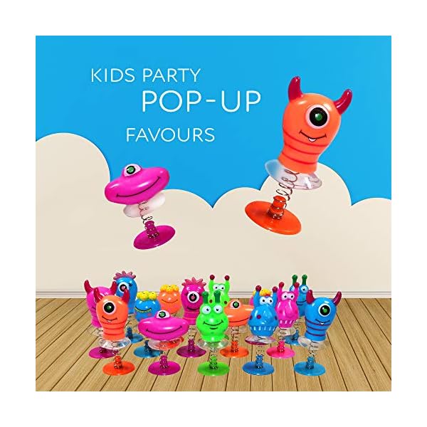 The Twiddlers 36 Monster Spring Jump Up Pop Up Party Toys For Kids Tamilgifts
