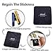 eBoot Cell Pads Sticky Gel Pads Anti-slip Gel Pads Rug Stopper Non-slip Mat for Multiple Uses, Black, 5 Pieces