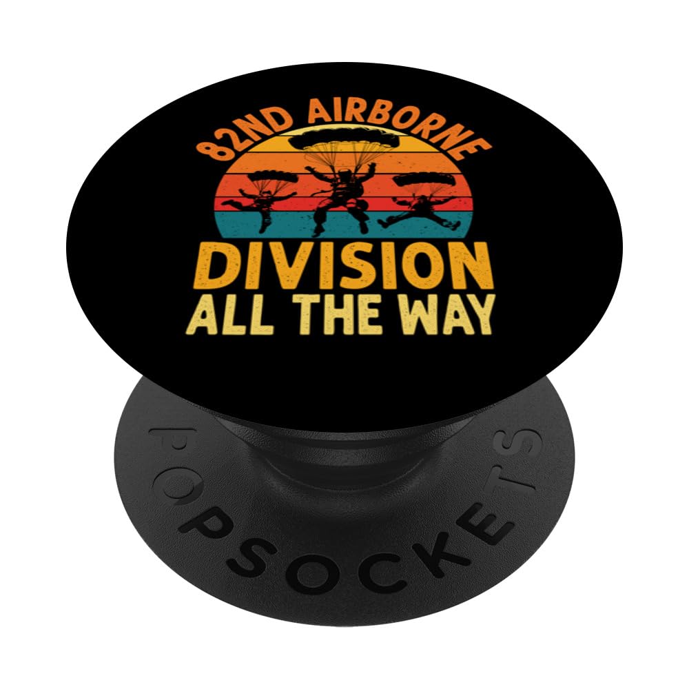 82nd Airborne Army Airborne Paratrooper Uniform PopSockets Swappable PopGrip