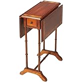 Butler Darrow Olive Ash Burl Drop-Leaf Table