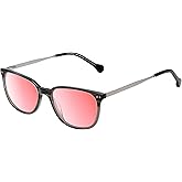 Calabria Dahlia Round Pink Tint FL-41 Reading Glasses Women Fluorescent Blue Light Sensitivity FL41 Photophobia Readers