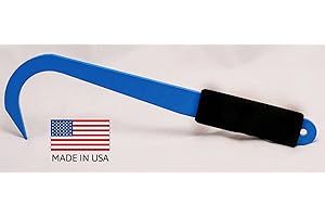 Bulldog Metalworks Prospecting Mining Crevice and Digger Tool USA (Curved - Blue)