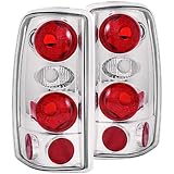 Anzo USA 211008 Chevrolet/GMC Chrome Tail Light Assembly - (Sold in Pairs)