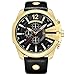 CURREN Men Watches Luxury Gold Male Fashion Leather Strap Outdoor Casual Sport Wristwatch with Big Dial