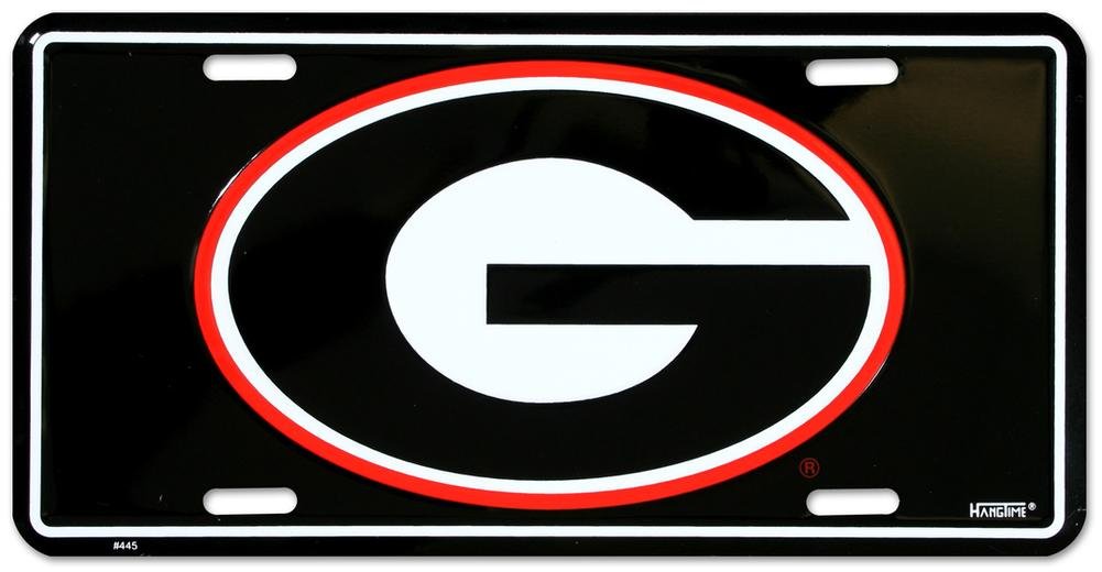 University of License Plate Tin Sign 6 x 12in