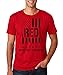 AW Fashion's R.E.D. - Remember Everyone Deployed Until They Come Home Premium Men's T-Shirt (Large, Red/Black)