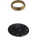 4-teiliger Gasherd Brennerdeckel Set - 55mm 75mm 100mm Eisen Aluminium Ersatzteile