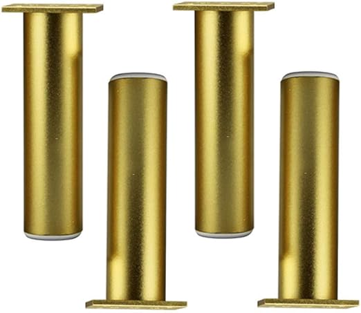 Maschinenteile 4 x Metallmöbelbeine Tischbeine Stützfüße TV