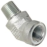 Eaton Weatherhead C3359X2 Carbon Steel Fitting, 45-Degree Street Elbow, 1/8
