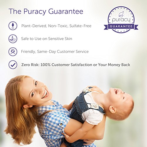 PURACY NATURAL FOAMING HAND SOAP, SULFATE-FREE FOAM, LAVENDER AND VANILLA, 8.5 OUNCE BOTTLE