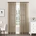 No. 918 Emily Sheer Voile Rod Pocket Curtain Panel, 59