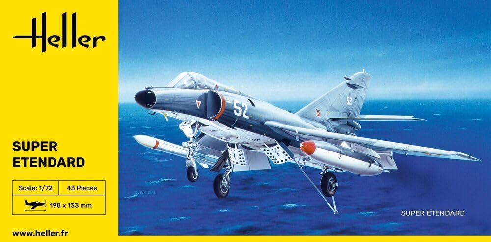 Heller 80360 "Super Etendard Model Kit, 1:72 Scale