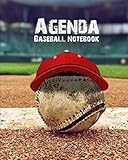 Agenda Baseball Notebook: Journal with Calendar. Daily Weekly Monthly Planner. August 2019 to June 2 by Baseball Passion Publications